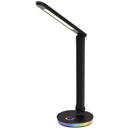 LED lamp Lemanso 12W 550LM 230V ABS LMN43009 black + RGB backlight