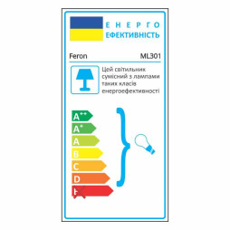 Surface-mounted lamp Feron ML301 under the lamp white