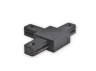 T-shaped connector Feron LD1103 black