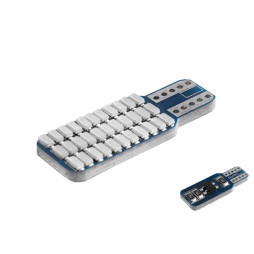 LED car lamp T10-3014-33smd blue 12V LEDUA