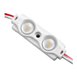 LED modules 2835-2smd 12V 0.44watt IP65 with lens white 3 years warranty (20pcs per plate) LEDUA