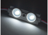 LED modules 2835-2smd 12V 0.44watt IP65 with lens white 3 years warranty (20pcs per plate) LEDUA