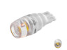 LED car lamp T10-5630-2smd with curved lens white 12V LEDUA