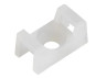Pads 10x15mm for screw dia. 4mm LMA2722 for cable ties Lemanso white (50pcs.)