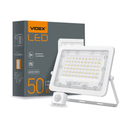 LED floodlight F2e 50W 5000K with motion and light sensor 220V IP65 VL-F2e505W-S VIDEX