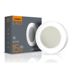 LED round surface mounted lamp ART IP65 15W 180-260V 5000K VL-BHFR-155 VIDEX