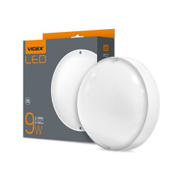 LED utility lamp IP65 round 9W 5000K 180-260V white VL-BHR-095PW VIDEX