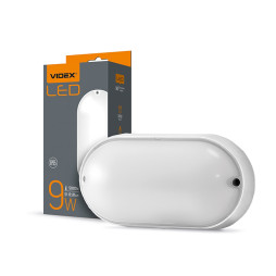 LED utility lamp IP65 oval 9W 5000K 180-260V white VL-BHO-095PW VIDEX