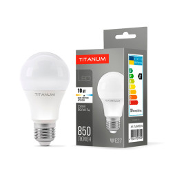 LED bulb A60 10W E27 4100K 220V (TLA6010274) TITANUM