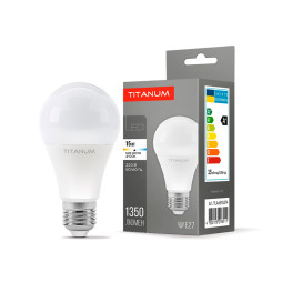 LED lamp A65 15W E27 4100K 220V TITANUM
