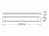 LED lamp linear 36W 1.2M 6500K 220V IP20 TL-BN-36126 TITANUM