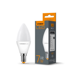 LED lamp C37e 7W E14 4100K 220V VIDEX