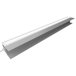 LED lamp for furniture shelves "N38-300" 300mm 12V 3.9W 6000K white light white wire 2m LEDUA