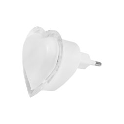 Night light heart white 3 led 220V NL130 Lemanso