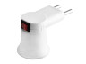 E-27 holder with plug and button LMA035 Lemanso
