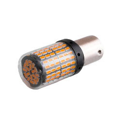 LED car lamp T25-3014-144SMD 12-24V 1156 yellow LEDUA