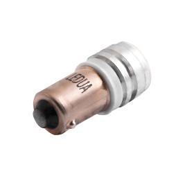 LED car lamp BA9S with lens L white 12V LEDUA