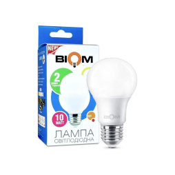 LED lamp A60 10W E27 6500K 175-260V matte VT-610 Biom