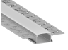 Aluminum profile for LED strip for plasterboard AL-57 3 meters anodized under plaster LEDUA