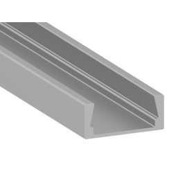 Aluminum profile for LED strip AL-59 2 meters anodized overhead LEDUA