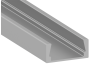 Aluminum profile for LED strip AL-59 2 meters anodized overhead LEDUA
