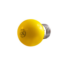 LED lamp E27 G45 1.2W 220V yellow ball LM705 Lemanso
