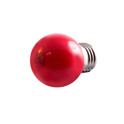 LED lamp E27 G45 1.2W 220V red ball LM705 Lemanso