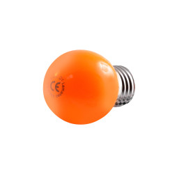LED lamp E27 G45 1.2W 220V orange ball LM705 Lemanso