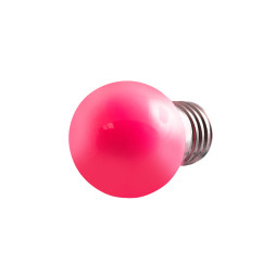 LED bulb E27 G45 1.2W 220V pink ball LM705 Lemanso