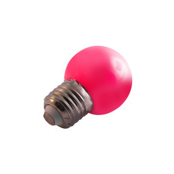 LED bulb E27 G45 1.2W 220V pink ball LM705 Lemanso