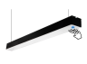 LED pendant linear lamp "N23-1-500" 220V 28.8W 1800lm 4500k black touch switch LEDUA