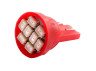LED car lamp T10-1206-8smd red 12V LEDUA