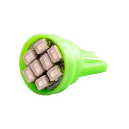 LED car lamp T10-1206-8smd green 12V LEDUA