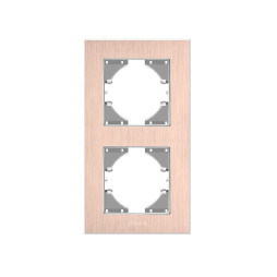 Copper aluminum frame for 2 places vertical VIDEX BINERA