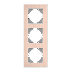 Copper aluminum frame for 3 places vertical VIDEX BINERA