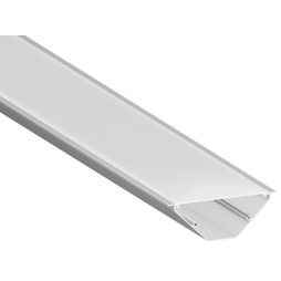 Aluminum profile for LED strip AL-110 3 meters anodized corner LEDUA