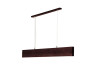 LED linear pendant lamp FOREST-36W 220V 4000K 120cm beech - wenge AVATON