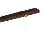 LED linear pendant lamp FOREST-36W 220V 4000K 120cm beech - wenge AVATON