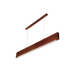 LED linear pendant lamp FOREST-36W 220V 4000K 120cm beech - brown AVATON