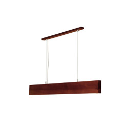 LED linear pendant lamp FOREST-36W 220V 4000K 120cm beech - brown AVATON
