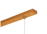 LED pendant lamp linear FOREST-36W 220V 4000K 120cm beech - caramel AVATON