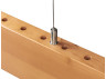 LED pendant lamp linear FOREST-36W 220V 4000K 120cm beech - caramel AVATON