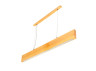 LED pendant lamp linear FOREST-36W 220V 4000K 120cm beech - amber AVATON