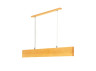 LED pendant lamp linear FOREST-36W 220V 4000K 120cm beech - amber AVATON