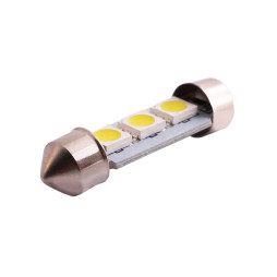 LED car lamp S85-36mm-3smd 5050 white 12V LEDUA
