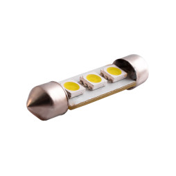 LED car lamp S85-41mm-3smd 5050 white 12V LEDUA
