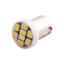 LED car lamp BA9S-1206-8smd white 12V LEDUA
