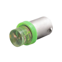 LED car lamp BA9S-1pc-concave LED green 12V LEDUA