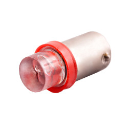 LED car lamp BA9S-1pc-concave LED red 12V LEDUA