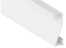 Aluminum profile for LED strip skirting board AL-68 2 meters white surface-mounted LEDUA